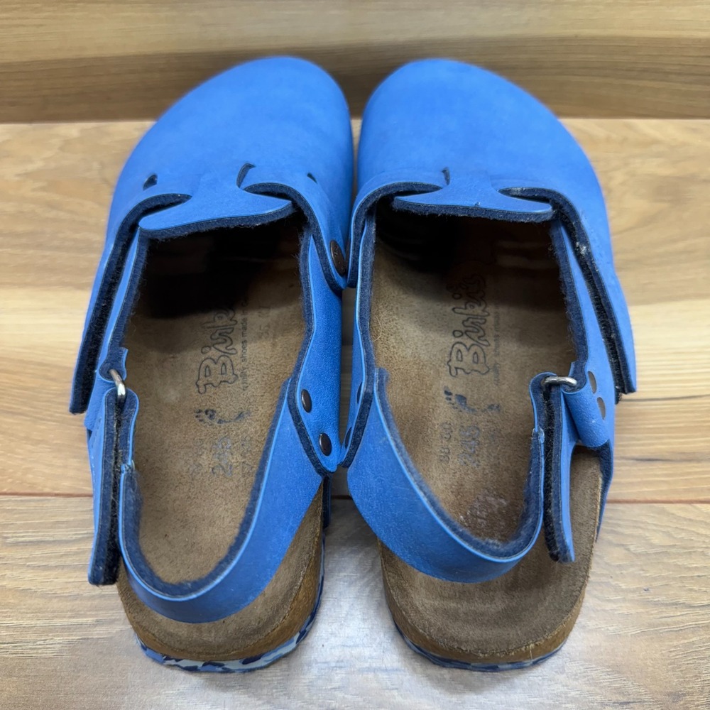Birkenstock Birkis Tokio Clogs Womens 7 N EU 38 Blue Slip On Comfort Shoes - Picture 7 of 10